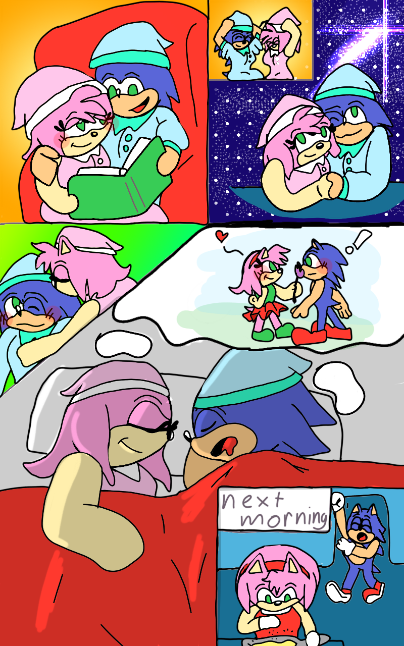 Sonic and Amy Comic by LittleYellowKitsune on DeviantArt