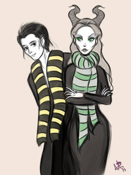 Slytherin x Hufflepuff