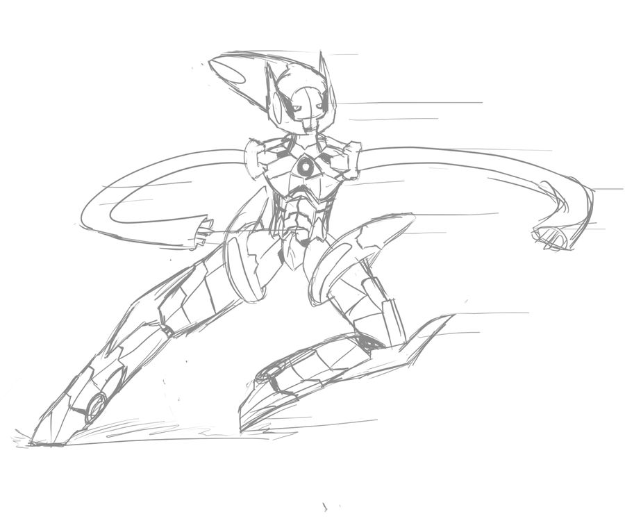 Robo Deoxys thing sketch