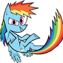 Hotdiggedydemon Rainbow Dash vector.