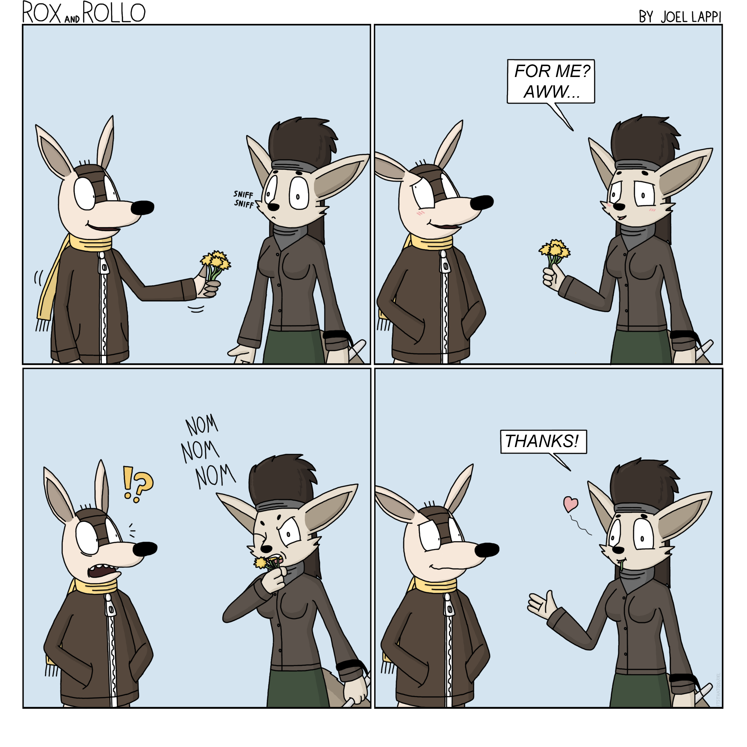 Rox and Rollo - Strip #1 by ItsThat0ddJoel on DeviantArt