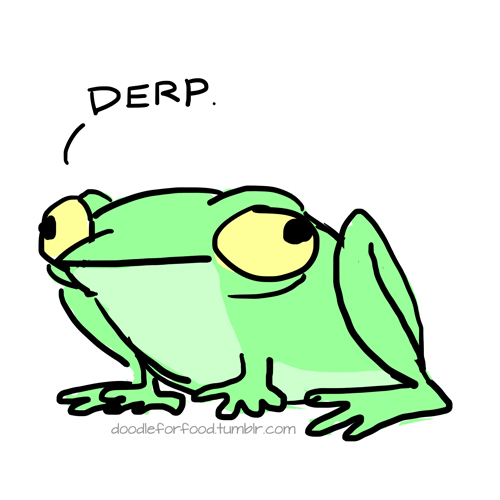 Derp frog