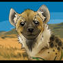 hyena pup