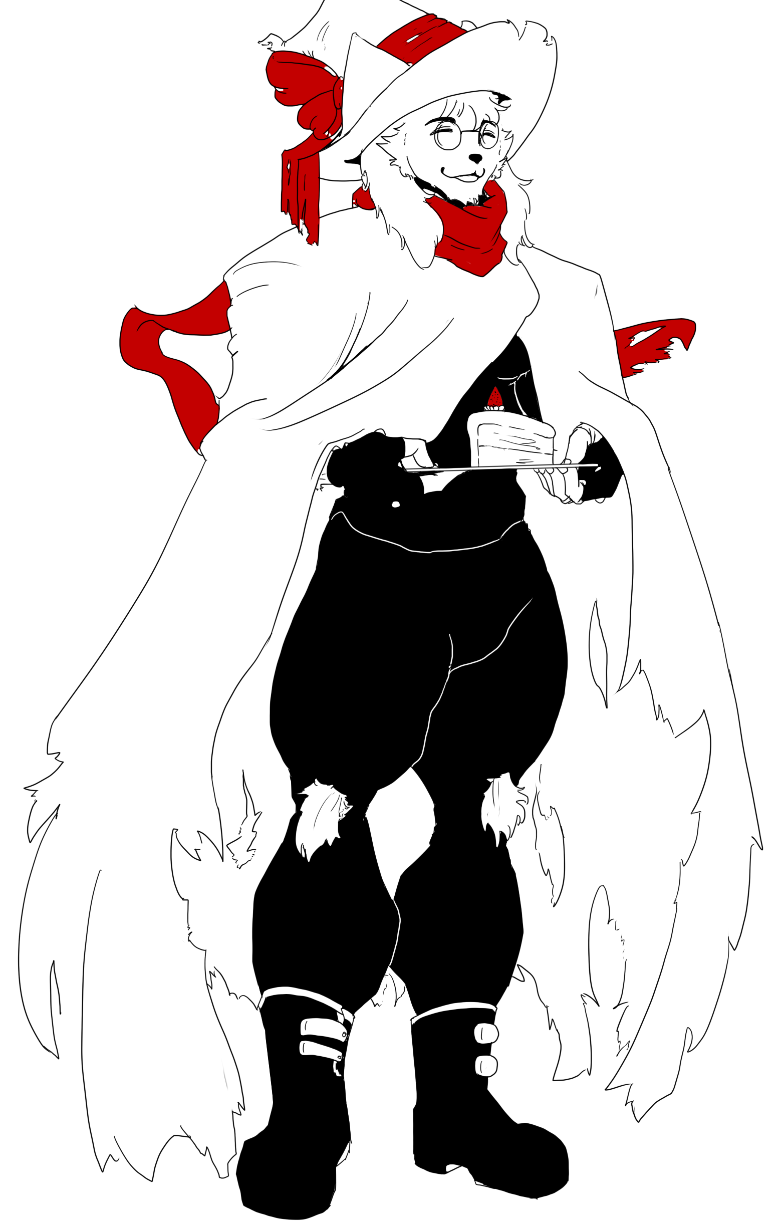 adult ralsei? by lykosly on DeviantArt