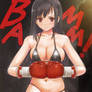 Tifa on the boxing ring!