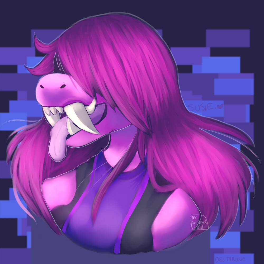 Susie DeltaRune Fan Art By SphinxyWinky On DeviantArt susie-deltarune-fan-art-by-sphinxywinky-on-deviantart