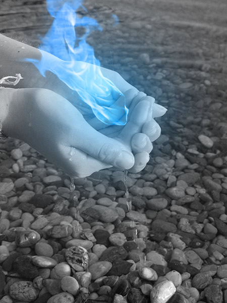 Light of a Blue Flame