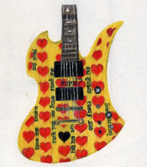 Hide S Guitar By Kimu Sama On Deviantart Hide S Guitar By Kimu Sama On Deviantart