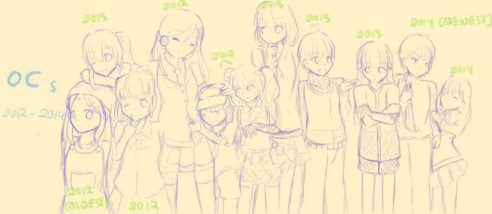 [DOODLE] OCs 2012-2014