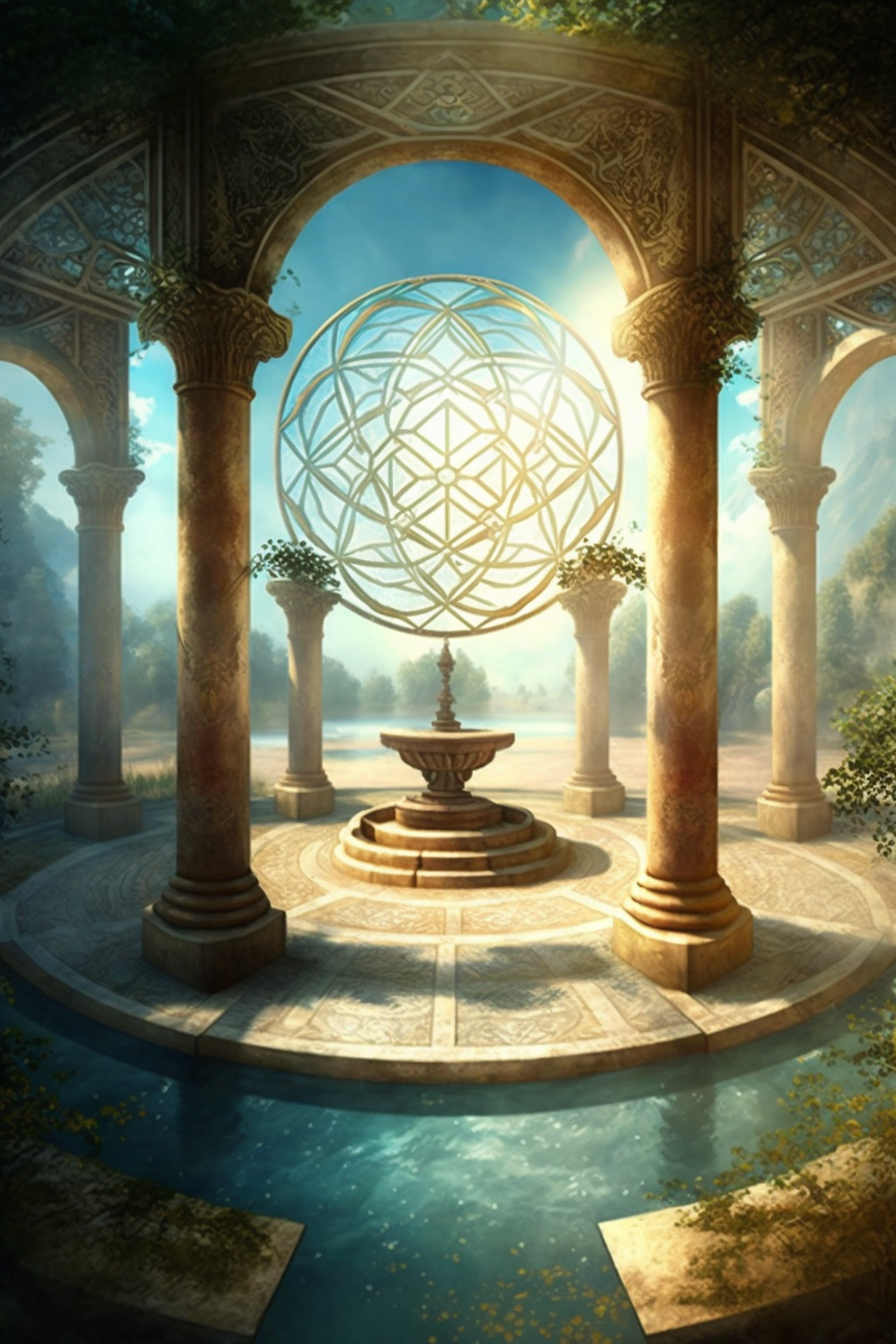 Metatron Sphere Dimensional Spheres Metatron Innermost Temple by CaligulaClone on ...