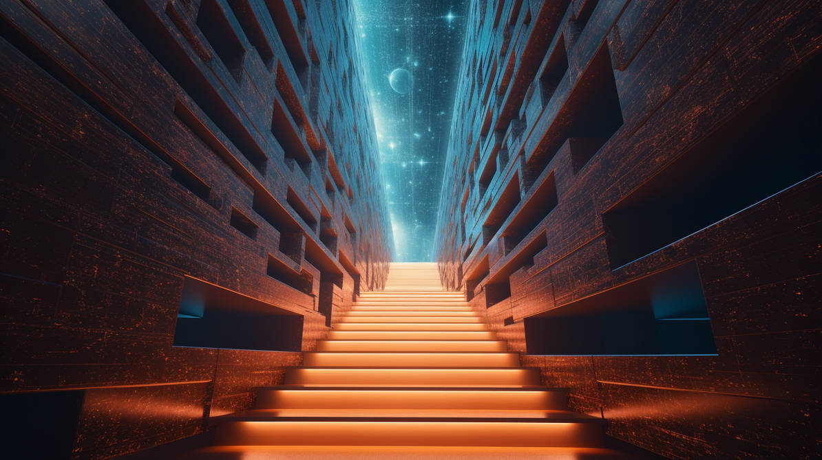 infinite staircase by CaligulaClone on DeviantArt
