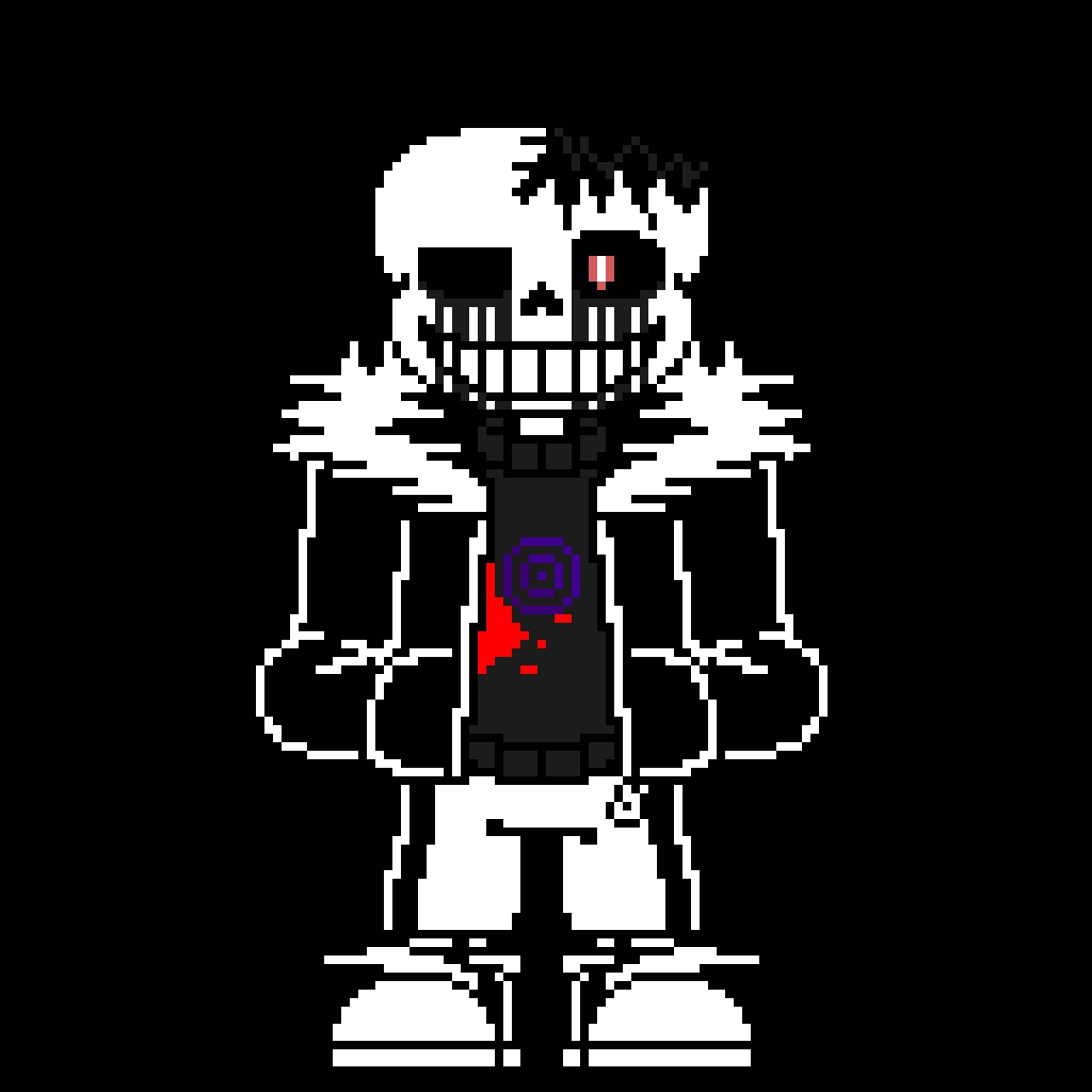 Killerkillerdusthorror sans rate this 1 10 pixel art