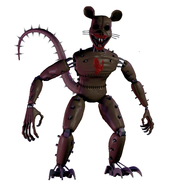 Nightmare Monster Rat v1 (empty eye sockets) by Pure3343 on DeviantArt