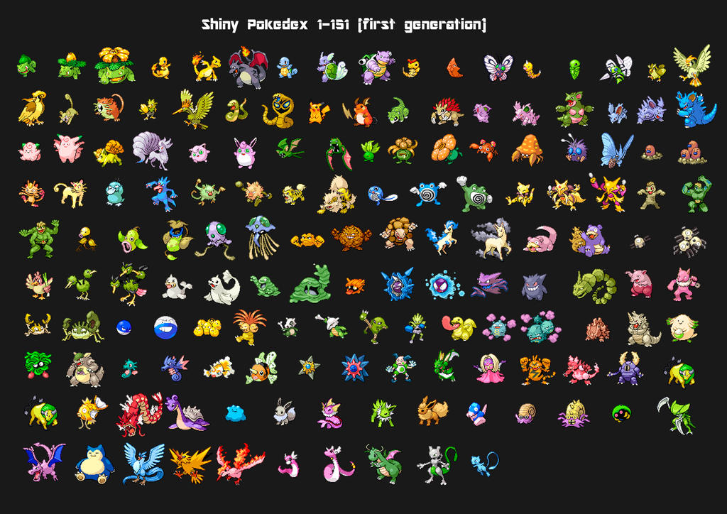Getting EVERY SHINY POKEMON from Generation 1!
