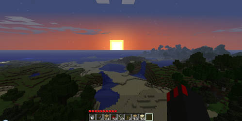 Minecraft Sunset