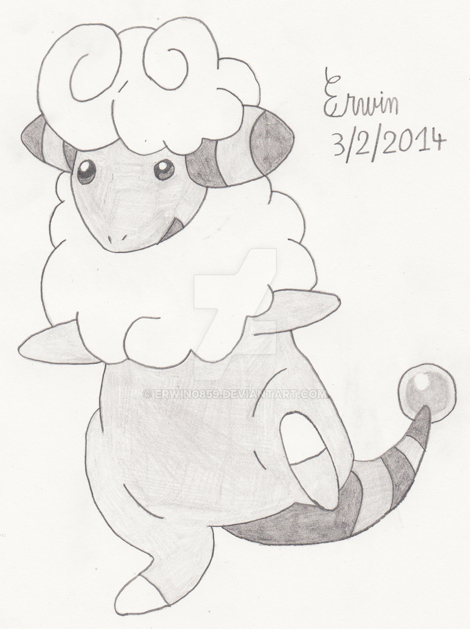 #180 Flaaffy by Erwin0859 on DeviantArt