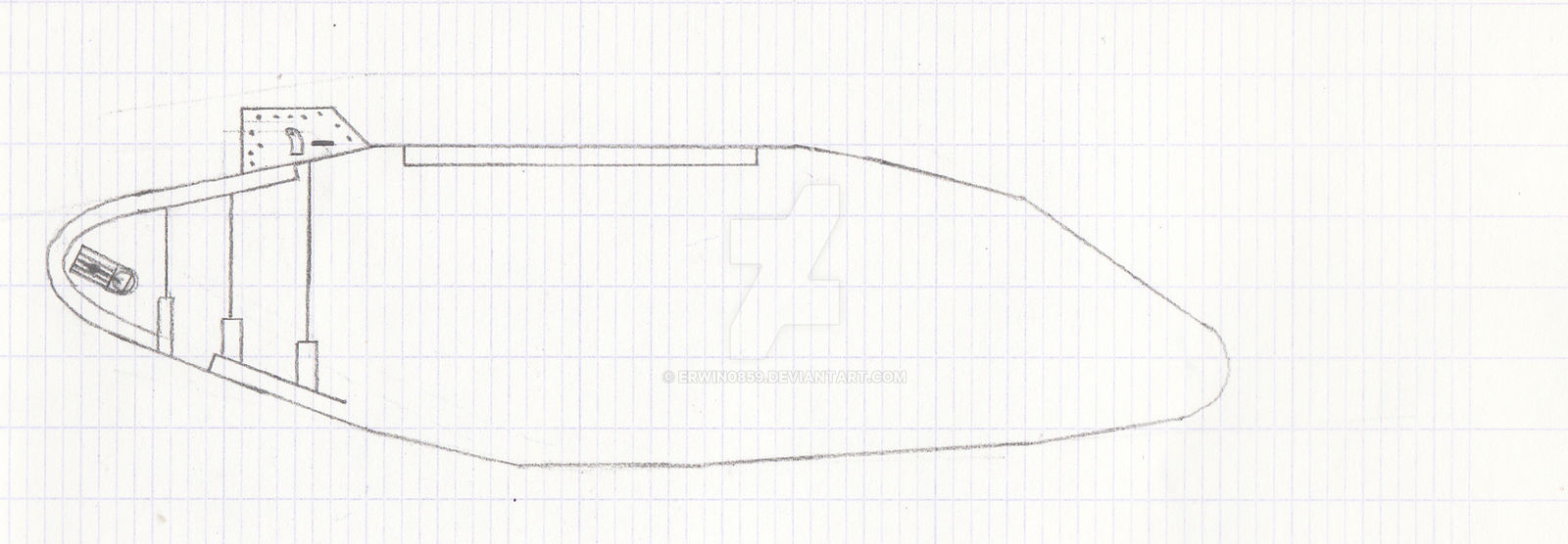 100 years of tank : Mark I male - WIP