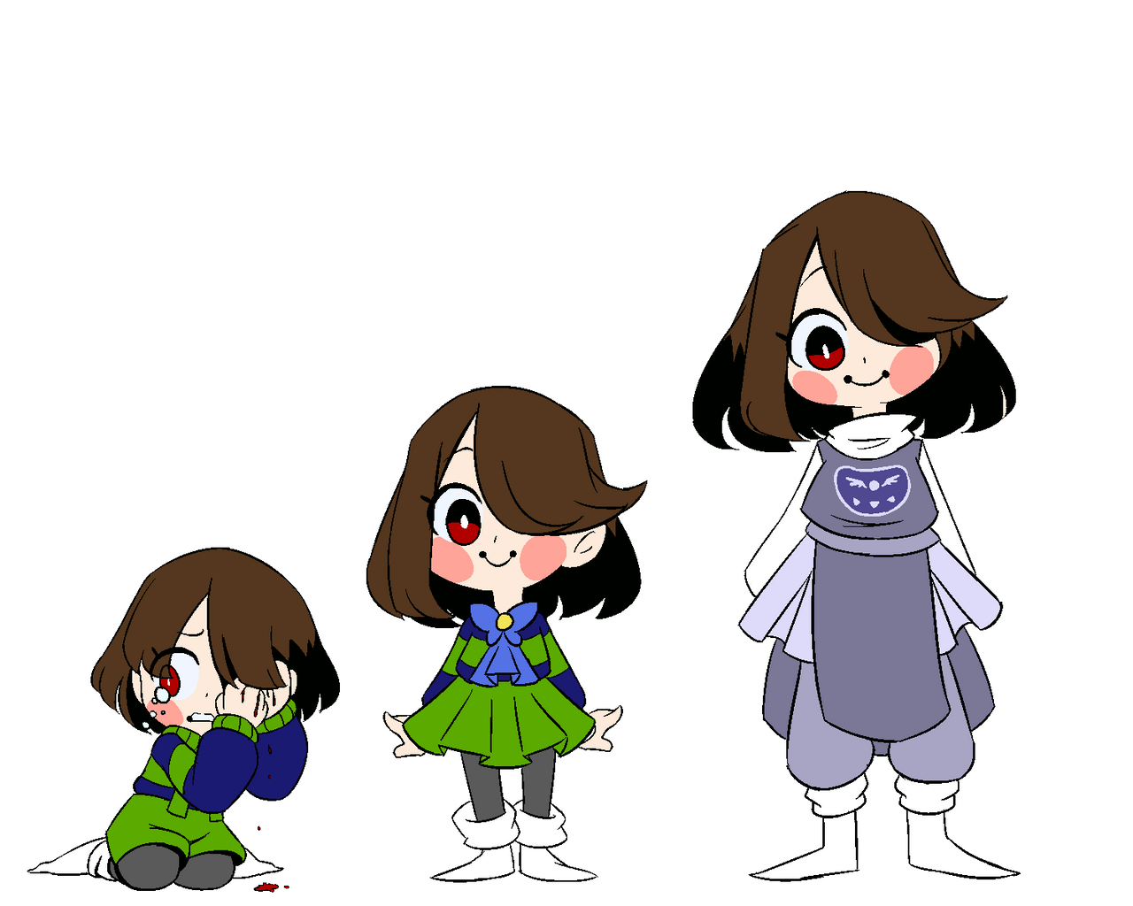 UnderTale OC: Blue by 2devils on DeviantArt