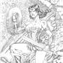 wonder womam pencil