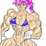 Muscle Girl Anime Carton