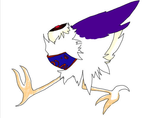 Headless chicken colored