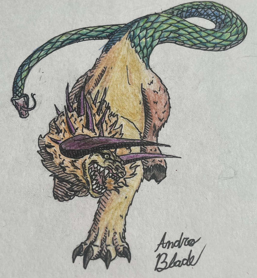 Chimerah The Chimera (Now in color!) by AndroBlade on DeviantArt
