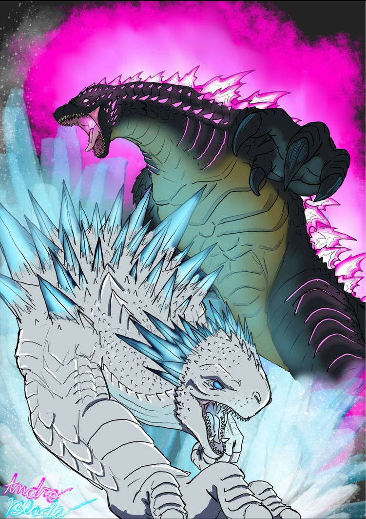 Godzilla Getting Rizzed With Shimo Godzilla and Shimo by AndroBlade on DeviantArt