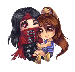 VincentxLucrecia chibies Finished