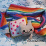 Nyan cat scarf