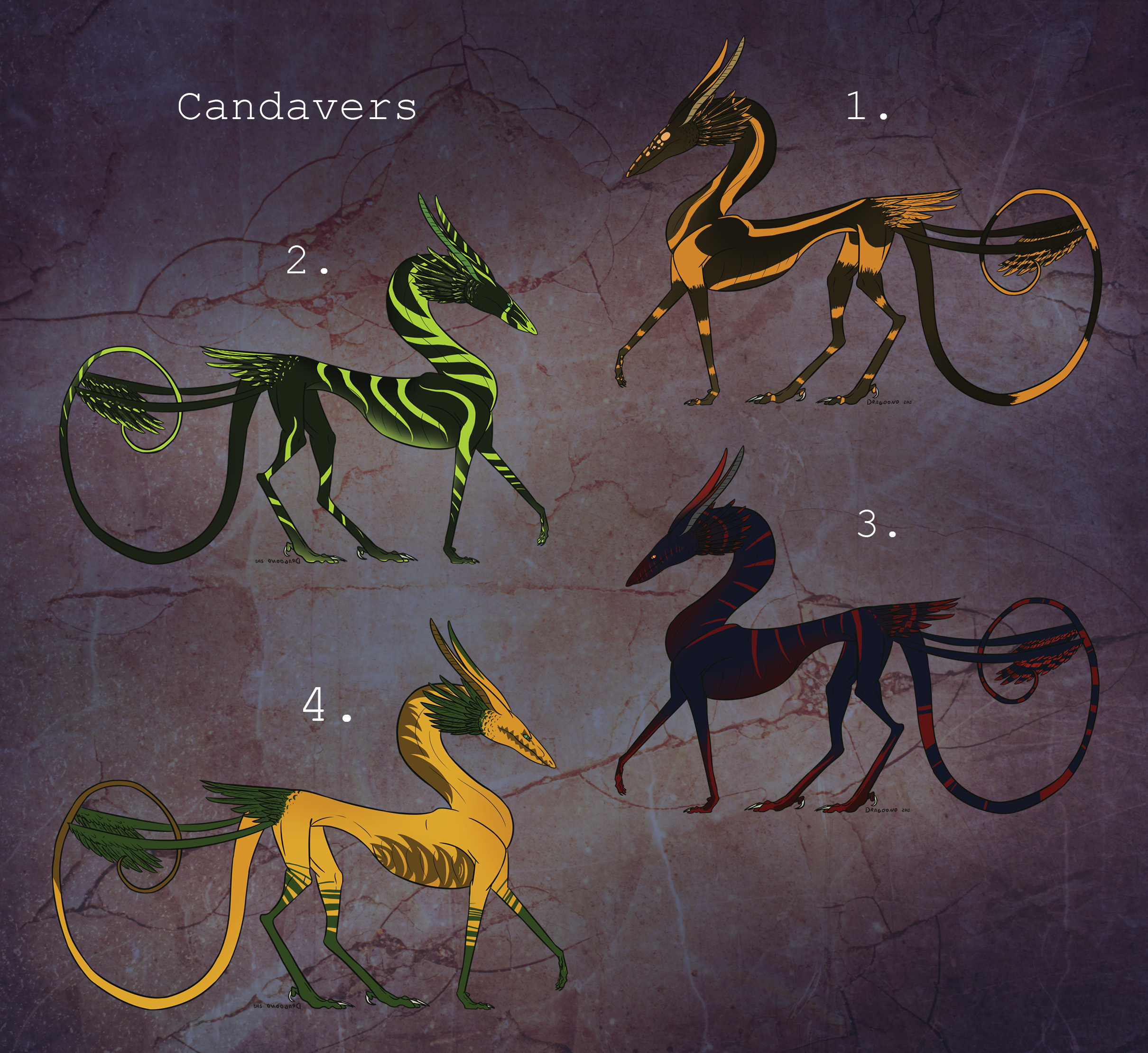 Haloween themed Candavers [CLOSED]