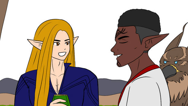 A romantic picnic, huh?