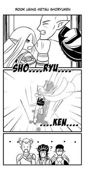 Rook using Metsu Shoryuken - Dragon Age 4