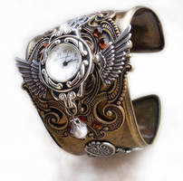 Steampunk Cuff Watch