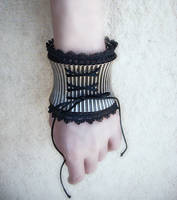 Victorian Corset Cuff Bracelet