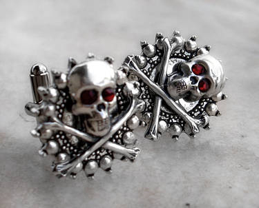 Skull and Bones Cufflinks