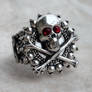 Skull and Bones Ring