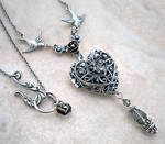 Silver Heart Locket by Aranwen