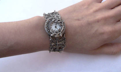 Gothic Silver watch 2