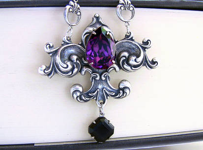 Amethyst Crystal Necklace 2