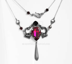 Ruby Red Swarovski Necklace