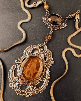 Artemis intaglio necklace 