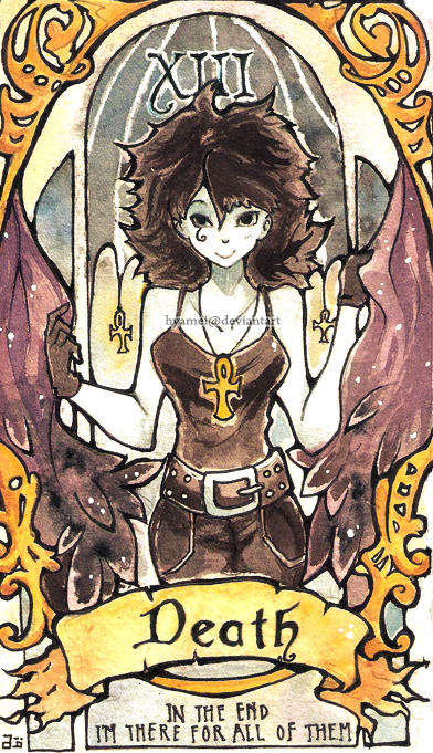 picture Death Tarot Card Poster death tarot by hyamei on deviantart