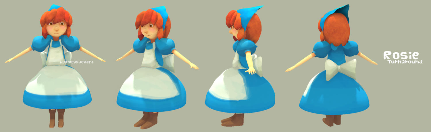 3d Rosie Turnaround