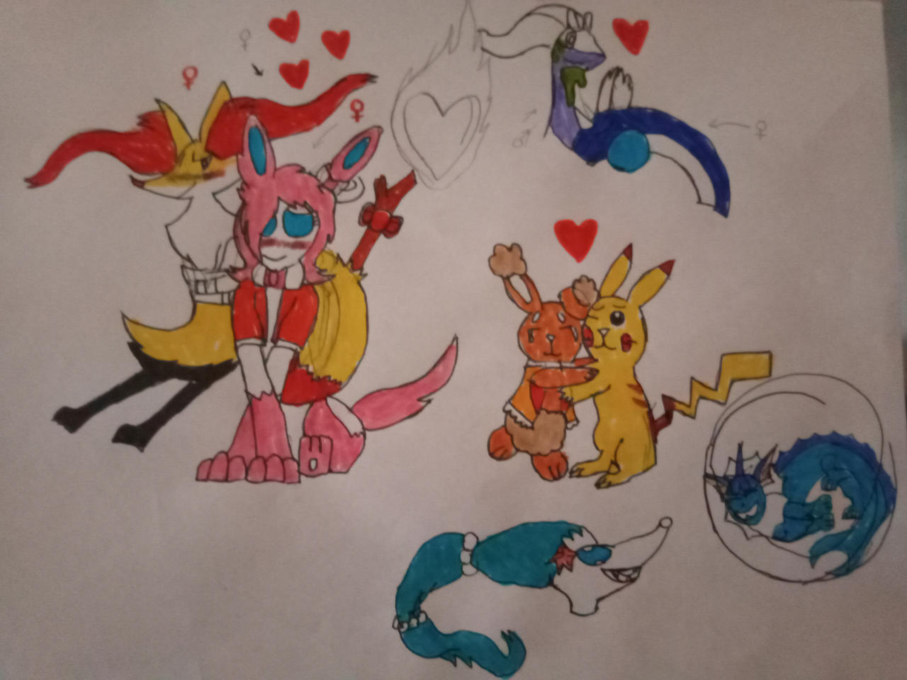 Deviantart Pokemon Conjoin Pokemon Relationships by yimonz on DeviantArt