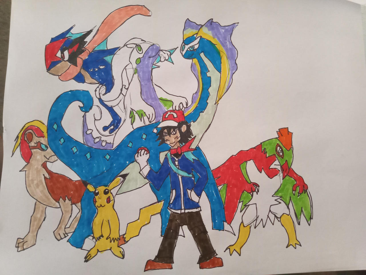 Ash's Kalos Team Reimagined by yimonz on DeviantArt