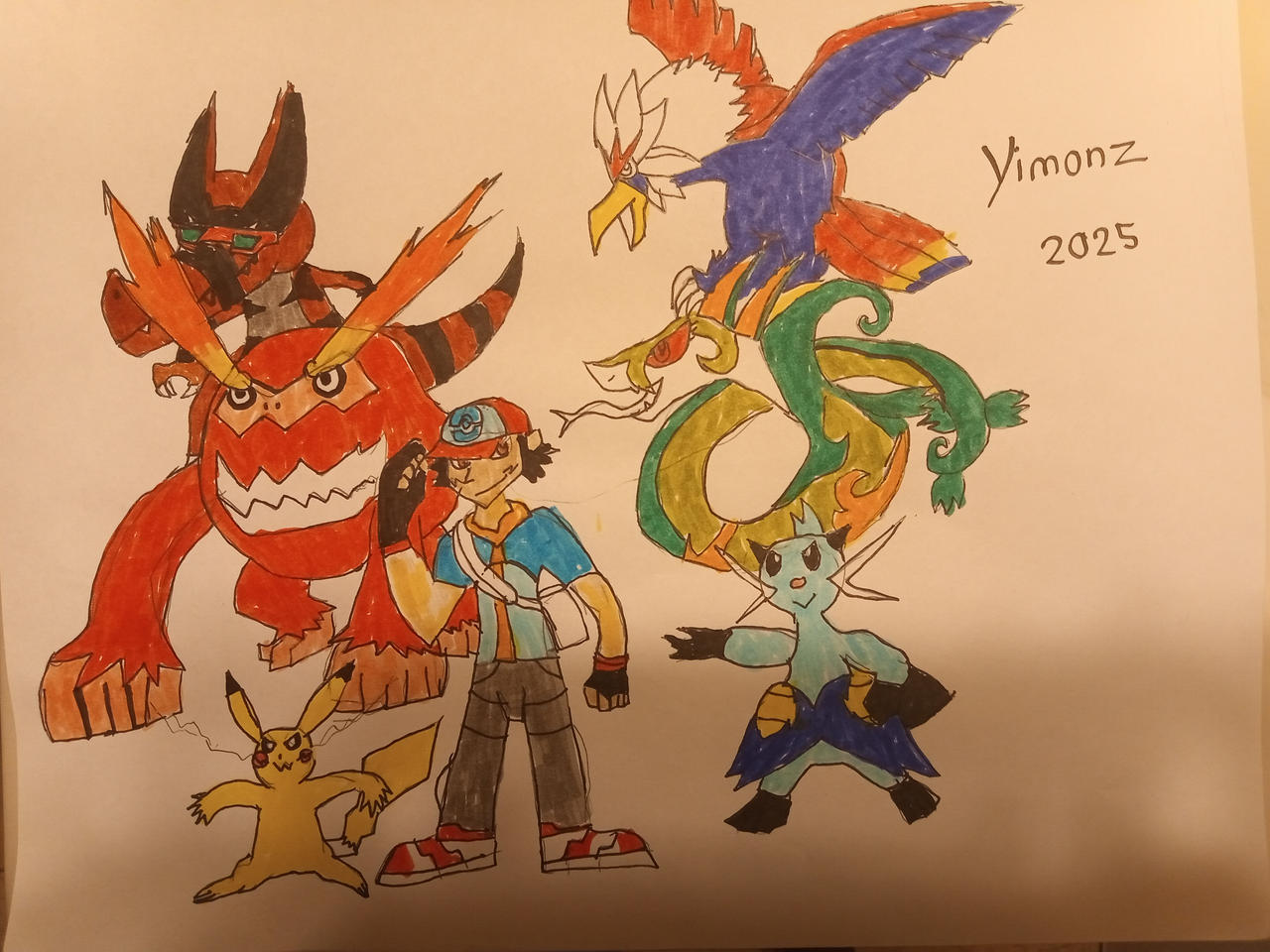 Ash's Unova Team Revamped by yimonz on DeviantArt