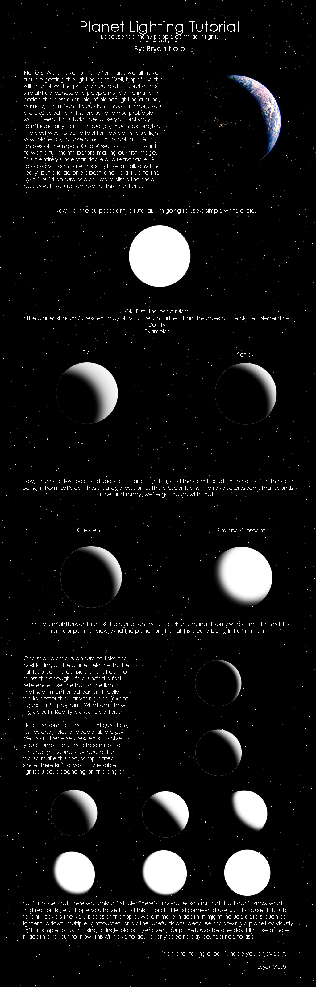 Planet Lighting Tutorial