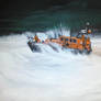 Lifeboat at sea