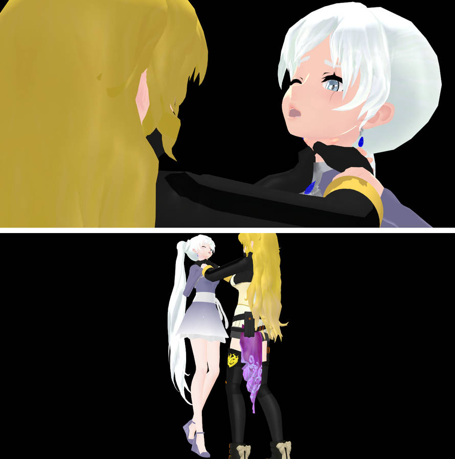 Choking Rwby Yang Throatlifting Weiss by Zapperbullet on DeviantArt