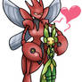 Scizor and Leavanny